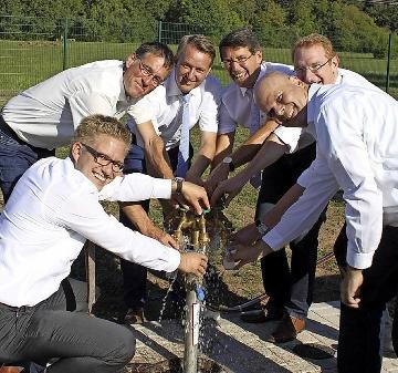 Inbetriebnahme des Tiefbrunnen